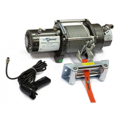 Лебедка СТОКРАТ SD 8.0 SSW (короткий барабан), 12V, 5.5 Лебедка СТОКРАТ SD 8.0 SSW (короткий барабан), 12V, 5.5